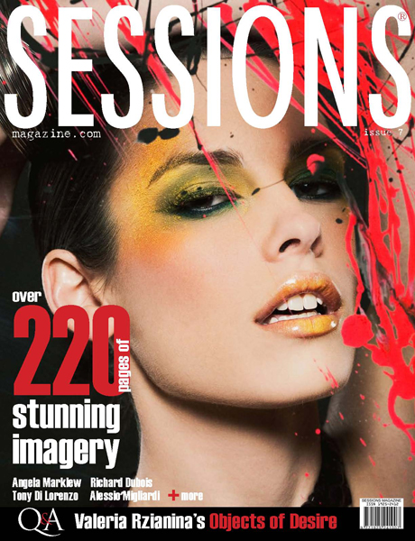 SESSIONS Vol 7 Cover SESSIONS Magazine Featuring Angela Marklew